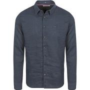Chemise No Excess Shirt Linen Navy