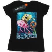 T-shirt Spongebob Squarepants Jellyfish Riding