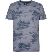 T-shirt Petrol Industries T-Shirt Bask Bleu