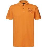 T-shirt Petrol Industries Poloshirt Meander Orange