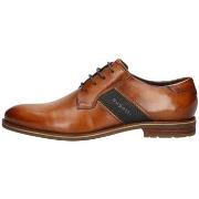 Ville basse Bugatti Chaussures de ville homme Ref 62906 Cognac