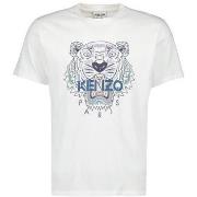 T-shirt Kenzo T-SHIRT Homme tigre blanc