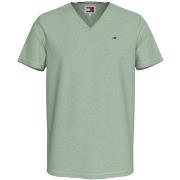 T-shirt Tommy Jeans T shirt Ref 62929 LXY Vert