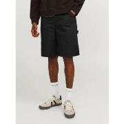 Short Jack &amp; Jones 12232118 CARPENTER SHORT-BLACK