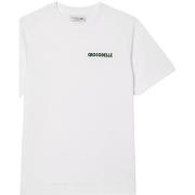 T-shirt Lacoste T shirt femme Ref TF7267 001 Blanc