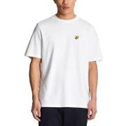 T-shirt Lyle &amp; Scott T-shirt blanc surdimensionn