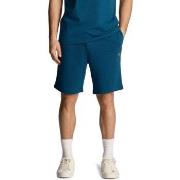 Jeans Lyle &amp; Scott Short en molleton bleu marine aprs