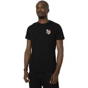 T-shirt Capslab T-shirt en coton homme regular fit avec print Super Ma...