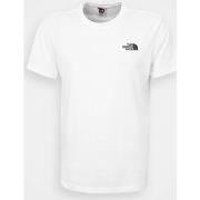 T-shirt The North Face T-SHIRT Homme Simple Dome Blanc