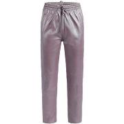 Pantalon Oakwood Pantalon jogpant en cuir Gift Metal Ref 60959 Nude