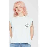 T-shirt Volcom Camiseta sin mangas Chica Volnex - Pale Aqua