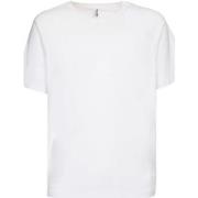 T-shirt Moschino t-shirt rayures blanches logate