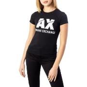 T-shirt EAX LOGO STRASS 8NYT86 Y8C7Z