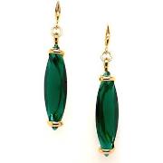 Boucles oreilles Andrea Marazzini Boucles d'oreilles Navette Emerald