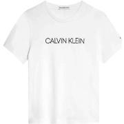 T-shirt enfant Calvin Klein Jeans T-shirt coton col rond droit