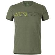 T-shirt Montura T-shirt Brand Homme Verde Salvia/Verde Lime