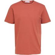 T-shirt Selected T-shirt coton biologique col rond