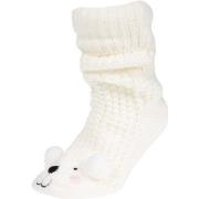 Chaussettes Isotoner Chaussettes Femme Ours Blanc