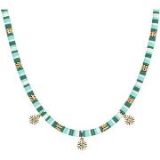 Collier Les Georgettes Collier Les Cadettes Baya perles bleues/vertes