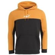 Sweat-shirt Puma SWEAT NOIR/MOUTARDE - GINGER TEA - 2XL