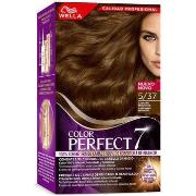 Colorations Wella Color Perfect 7 100% Cobertura De Canas 5/37-castaño...