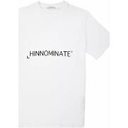 T-shirt Hinnominate T-shirt logo blanc gros