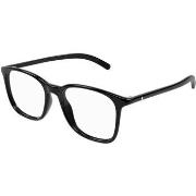 Lunettes de soleil Montblanc MB0327O Cadres Optiques, Noir/Transparent...