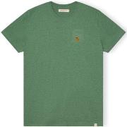 T-shirt Revolution T-Shirt Regular 1368 DUC - Dustgreen Melange