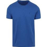 T-shirt No Excess T-Shirt Slubs Bleu