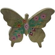 Statuettes et figurines Signes Grimalt Papillon En Bois