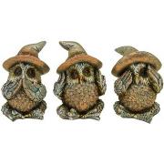 statuettes et figurines Signes Grimalt Voir-Entendre-Parler Hibou 3U