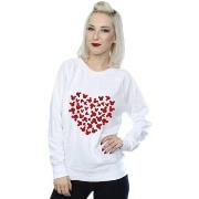 Sweat-shirt Disney Mickey Mouse Heart Silhouette