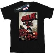 T-shirt enfant Marvel Red Hulk Cover