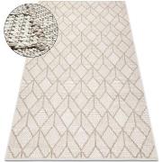 Tapis Rugsx Tapis JERSEY 19231 beige - géométrique structure 60x100 cm