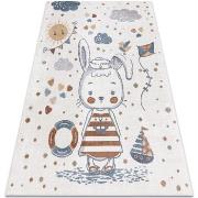 Tapis Rugsx Tapis BONO 8441 Lapin marin crème / 160x220 cm