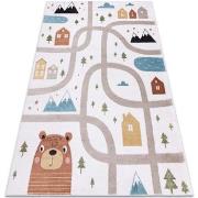 Tapis Rugsx Tapis FUN Polar pour enfants rues, forêt, 240x330 cm