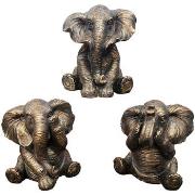 Statuettes et figurines Signes Grimalt Éléphants 3U