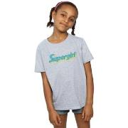 T-shirt enfant Dc Comics Supergirl Crackle Logo