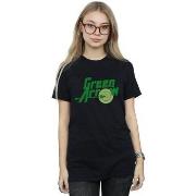 T-shirt Dc Comics Green Arrow Text Logo