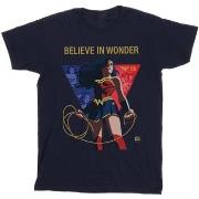 T-shirt Dc Comics Wonder Woman 80th Anniversary Believe In Wonder Pose