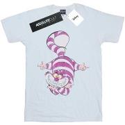 T-shirt enfant Disney Alice In Wonderland Cheshire Cat Upside Down