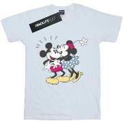 T-shirt enfant Disney Mickey And Minnie Mouse Kiss