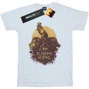 T-shirt Disney The Lion King Movie Sunrise Collage