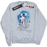 Sweat-shirt enfant Disney The Last Jedi R2-D2 Brushed