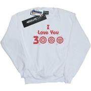 Sweat-shirt Marvel Avengers Endgame I Love You 3000