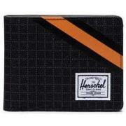 Portefeuille Herschel Roy RFID Black Grid/Gargoyle/Sun Orange
