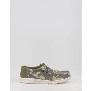 Chaussures bateau HEYDUDE WALLY WASHED CAMO