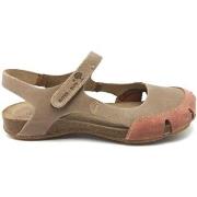 Sandales Interbios SANDALE 4480 CUIR BEIGE-TEJA