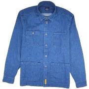 Chemise Bd Baggies Chemise Alfred Homme Denim Blue