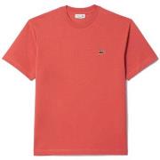 T-shirt Lacoste T-SHIRT CLASSIC FIT EN JERSEY DE COTON ROUGE